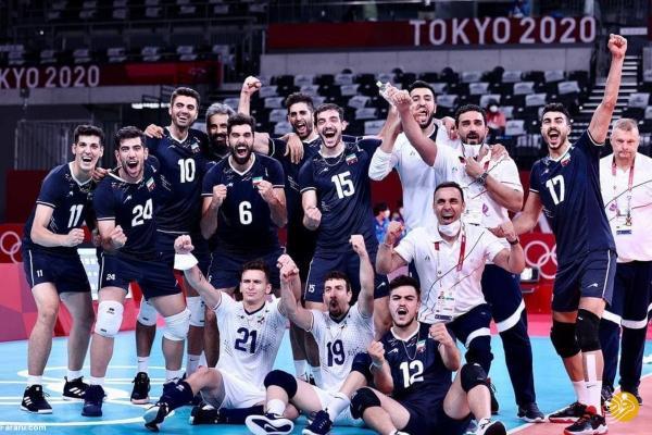 برد شیرین والیبال ایران در اولین بازی المپیک