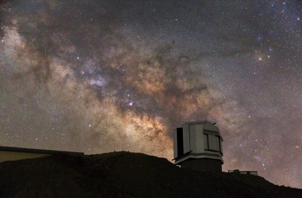 تلسکوپ 3.4 متری رصدخانه ملی ایران چشم بر عالم گشود ، تکمیل بزرگ ترین طرح علمی کشور