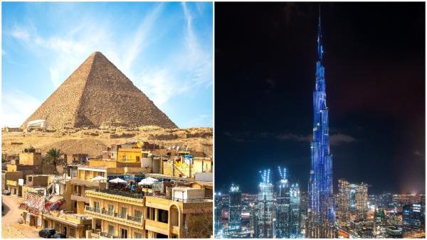 بلندترین سازه های روی زمین: از اهرام ثلاثه تا برج خلیفه