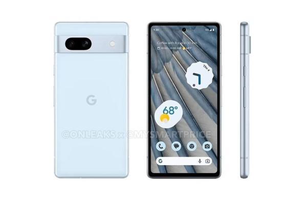 رندر های تازه پیکسل 7a گوشی آینده گوگل را در رنگ مجذوب کننده آبی نشان می دهند