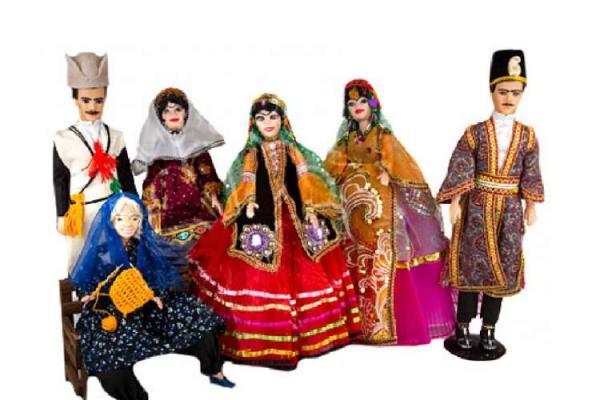 نمایشگاه عروسکی پوشش اقوام ایرانی با نام جومه