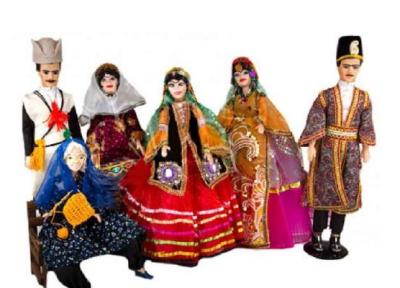 نمایشگاه عروسکی پوشش اقوام ایرانی با نام جومه